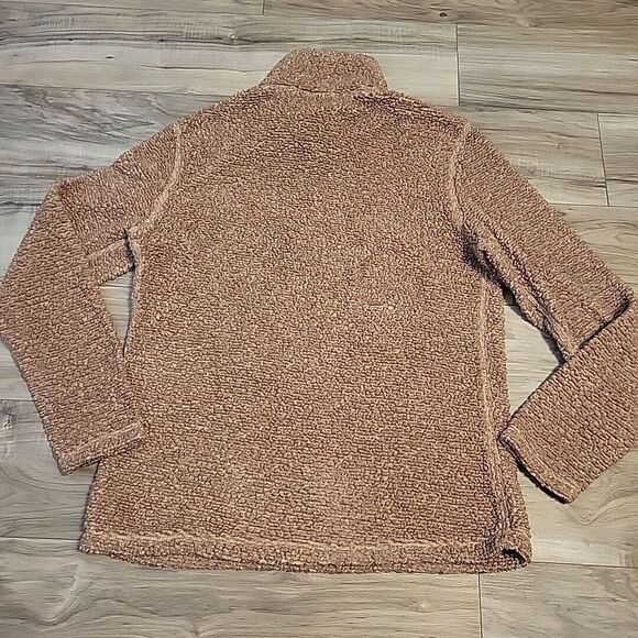 Mountain Khakis Apres Pullover Womens Rose‎ Quarter Zip Sherpa Sweater Outdoor - Picture 4 of 11